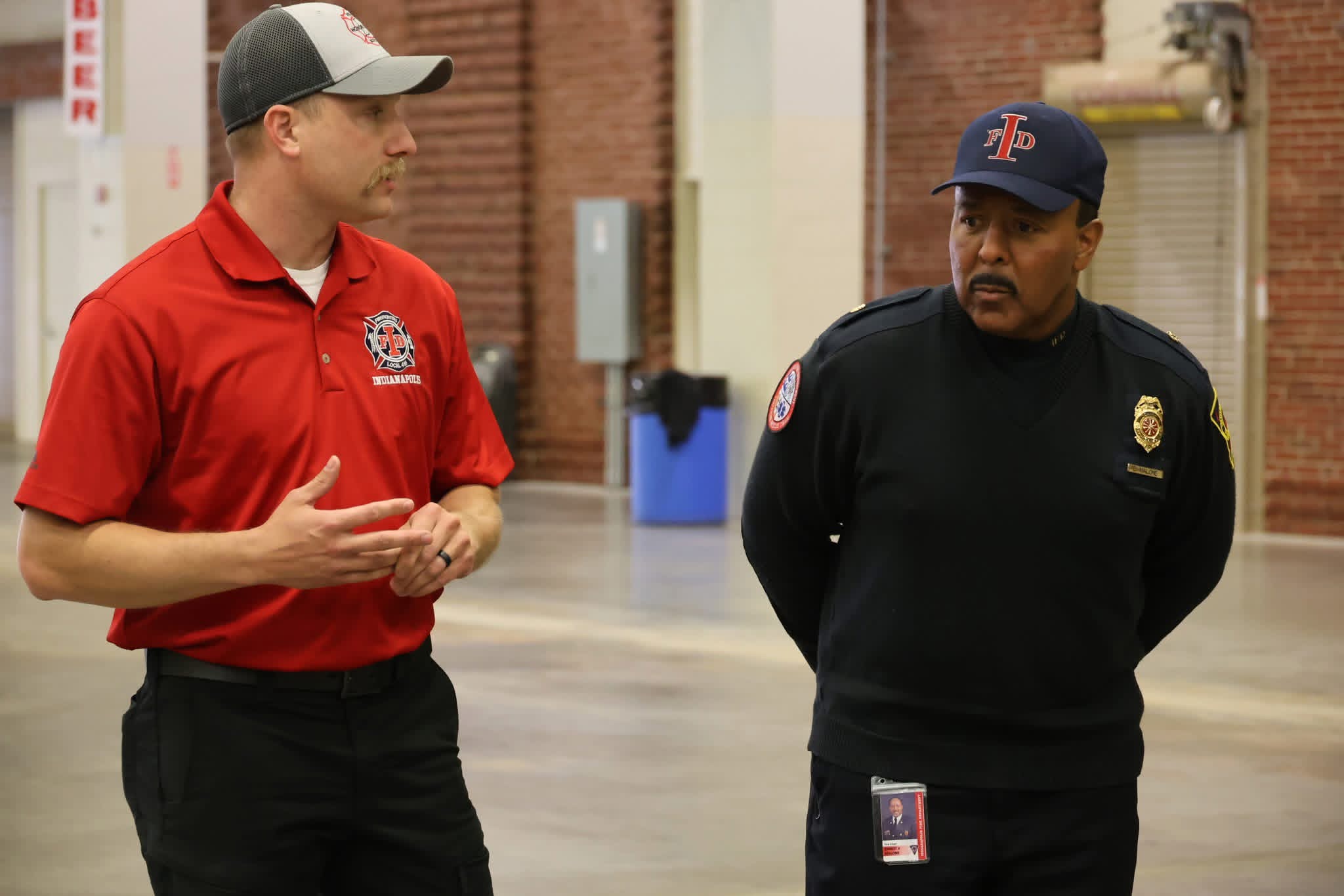 Dillon speaking with Chief Malone